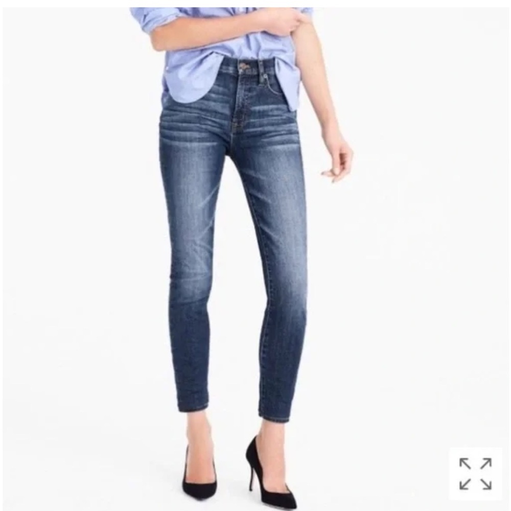 NWOT J Crew 9” High Rise Jeans Size 29 Prescott Wash